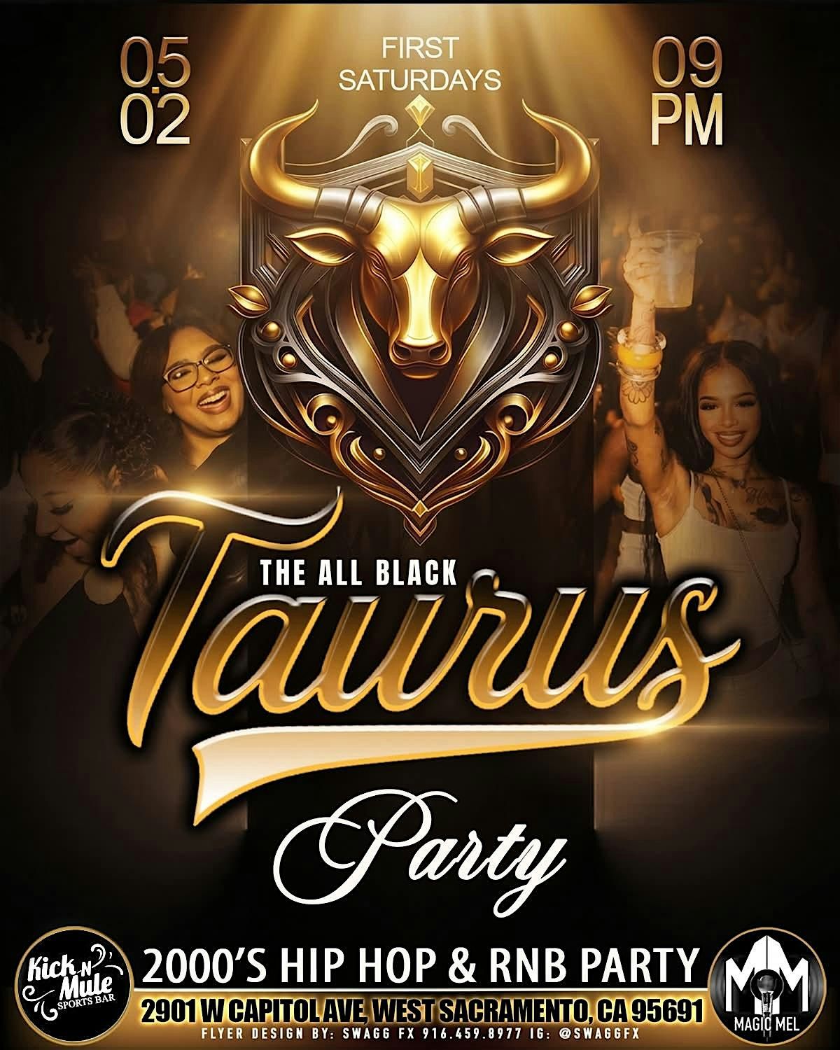 All Black Taurus Party @ Kick n Mule