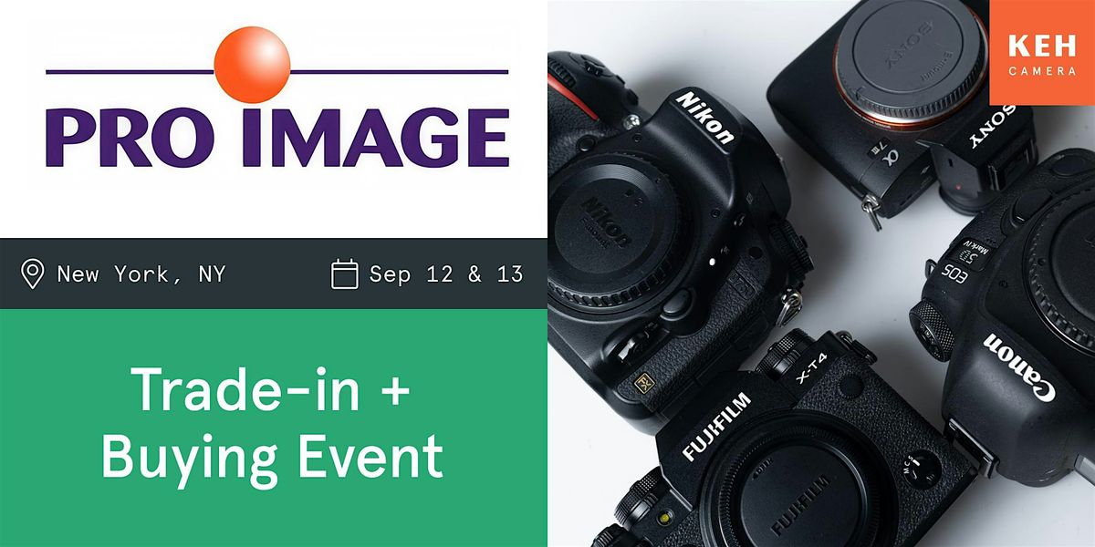 Sell your camera gear (walk-in event) at Pro Image Photo (Amsterdam)