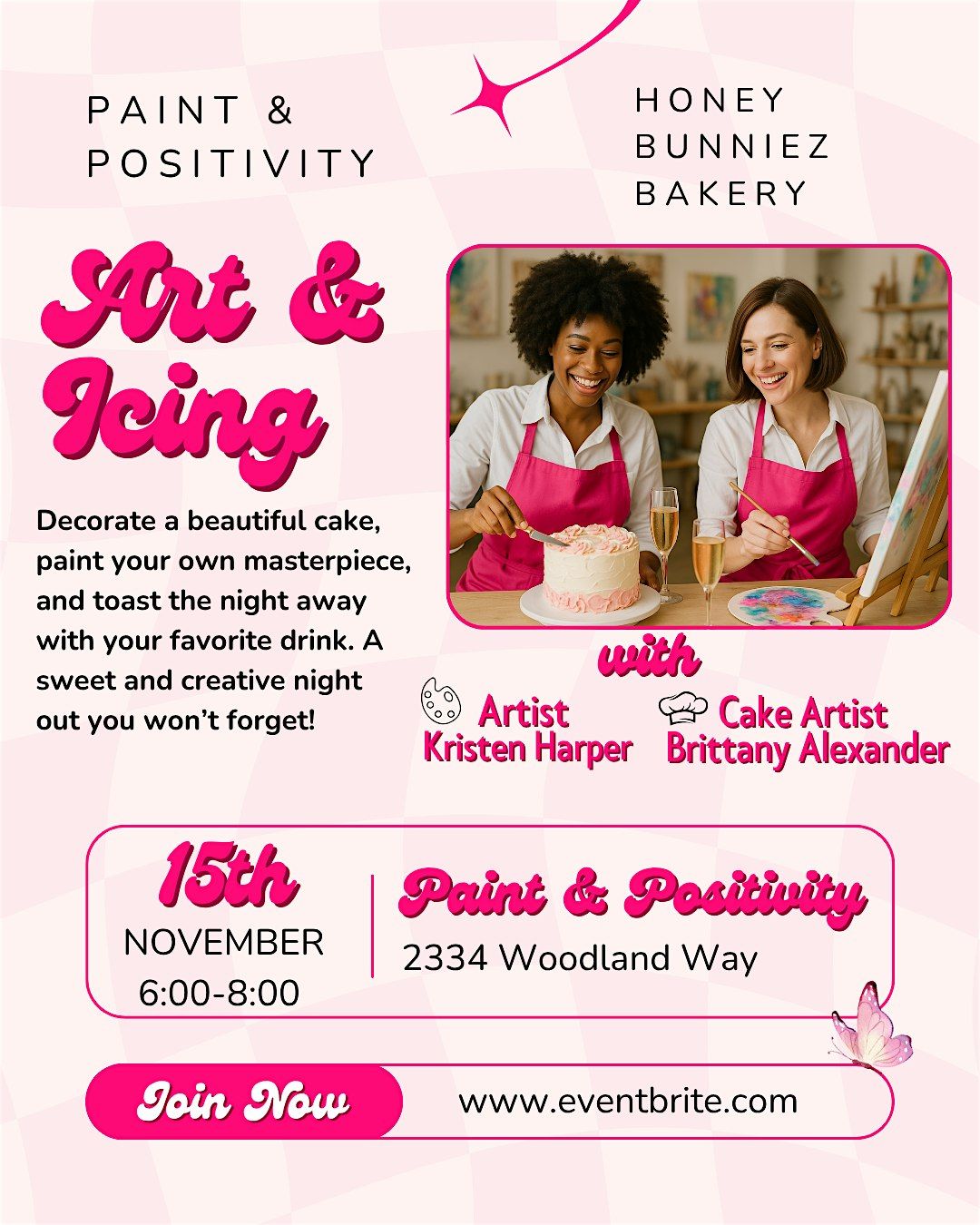 Art & Icing: a Painting & Cake Decorating Experience