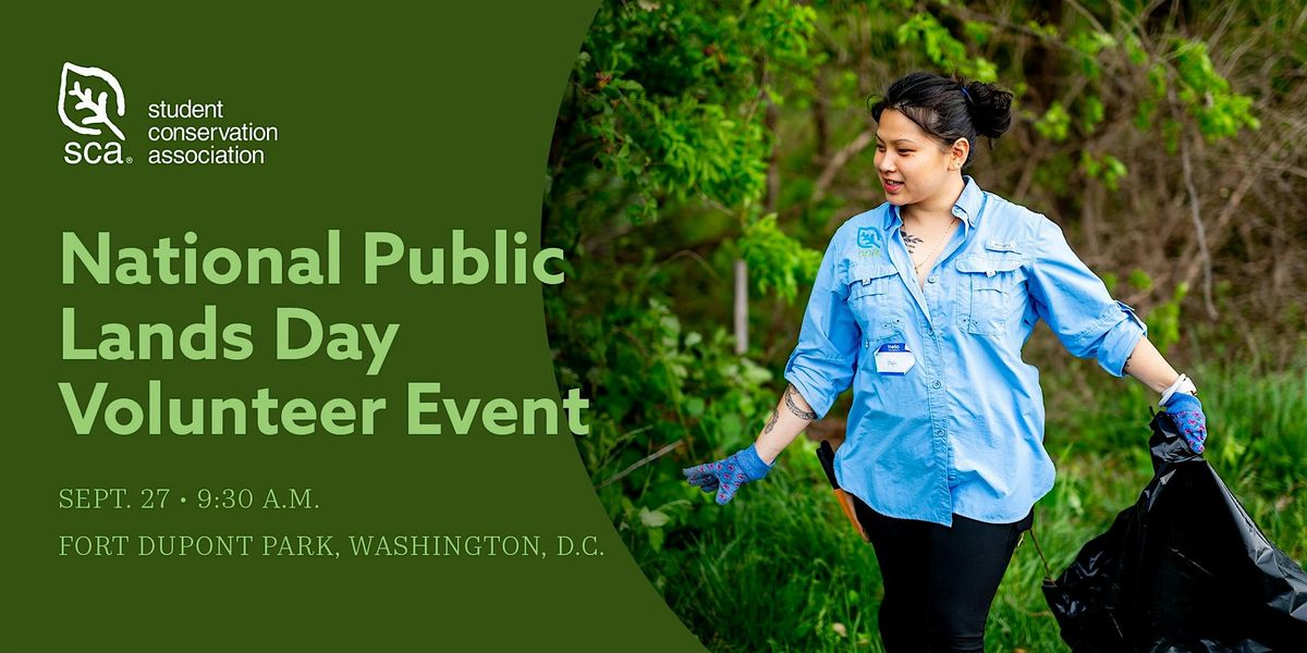 National Public Lands Day: Volunteer with the SCA