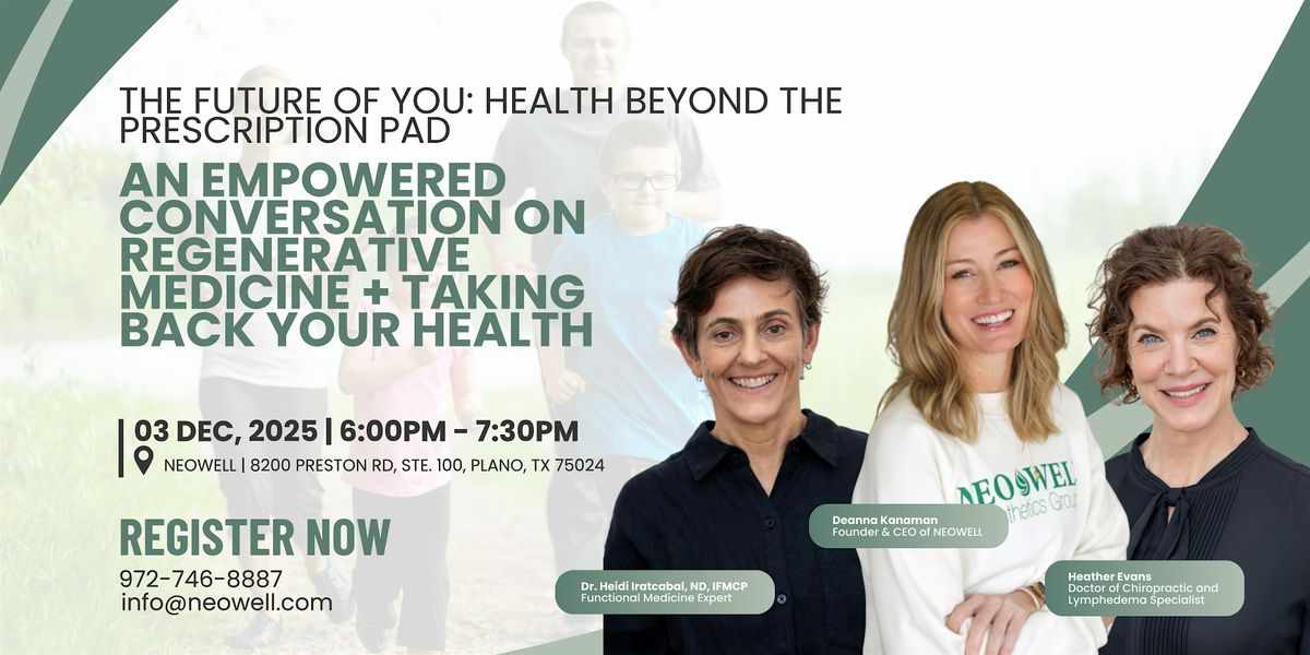 Reclaim Your Health: Join Our Regenerative Medicine Conversation