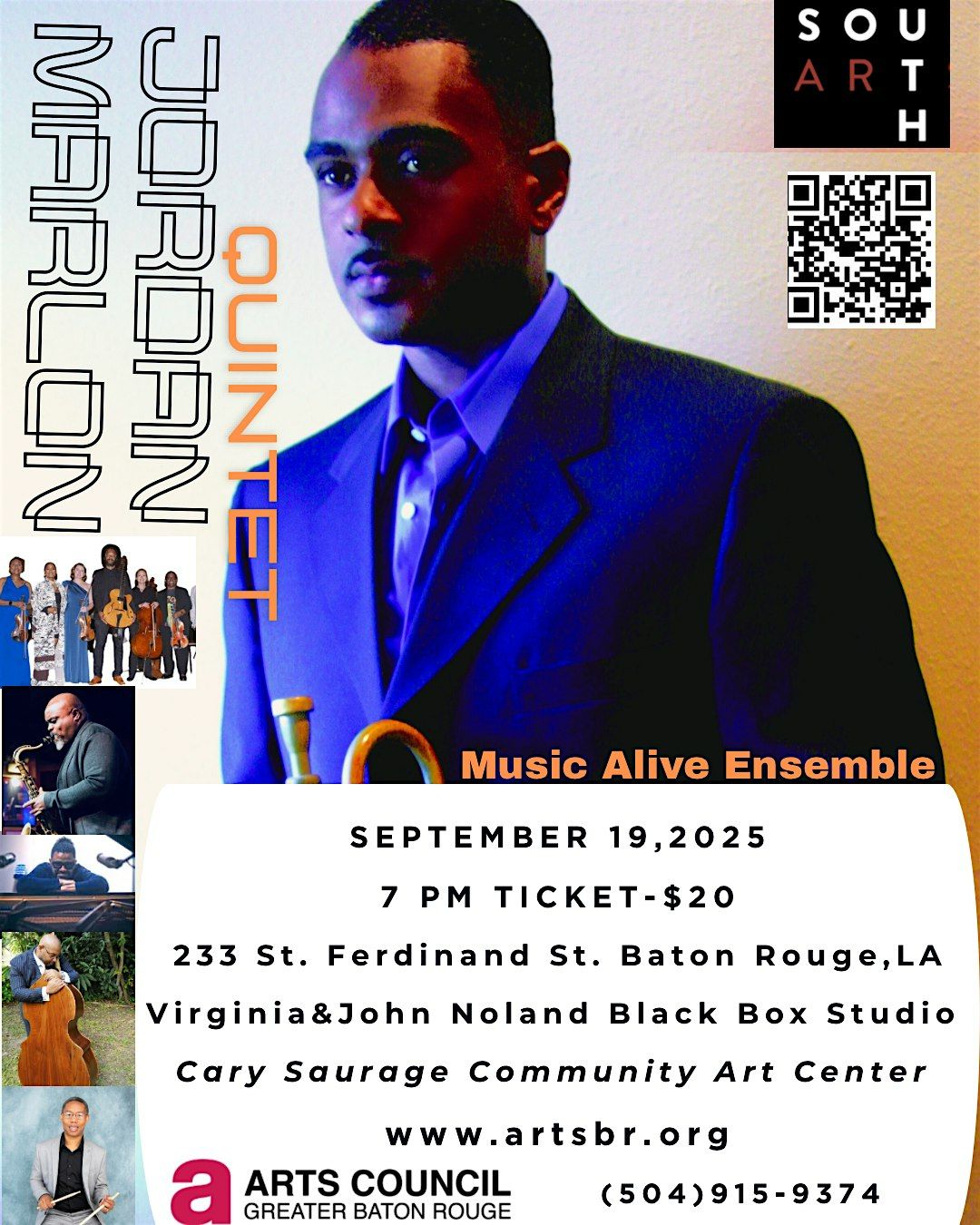 Marlon Jordan Quintet featuring Eddie Bayard with Music Alive Ensemble