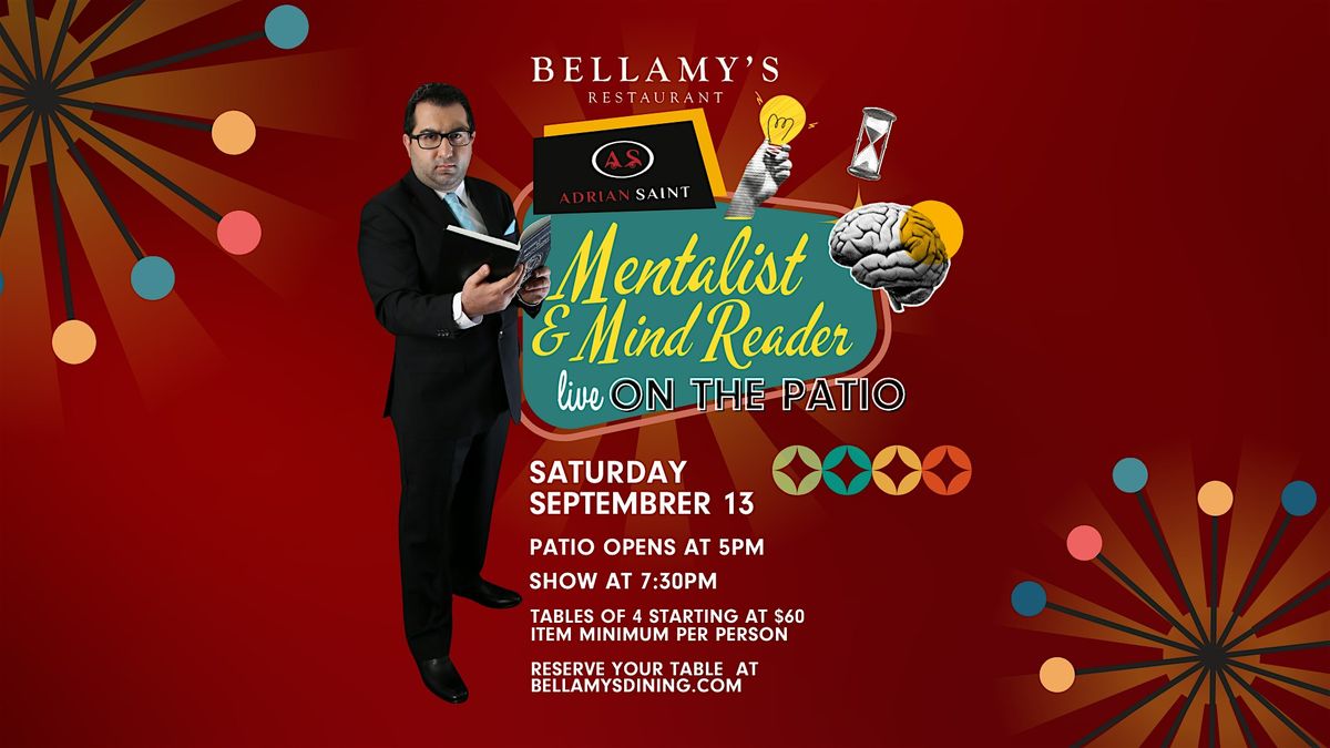 Adrian Saint: Mindreader & Mentalist Extraordinaire