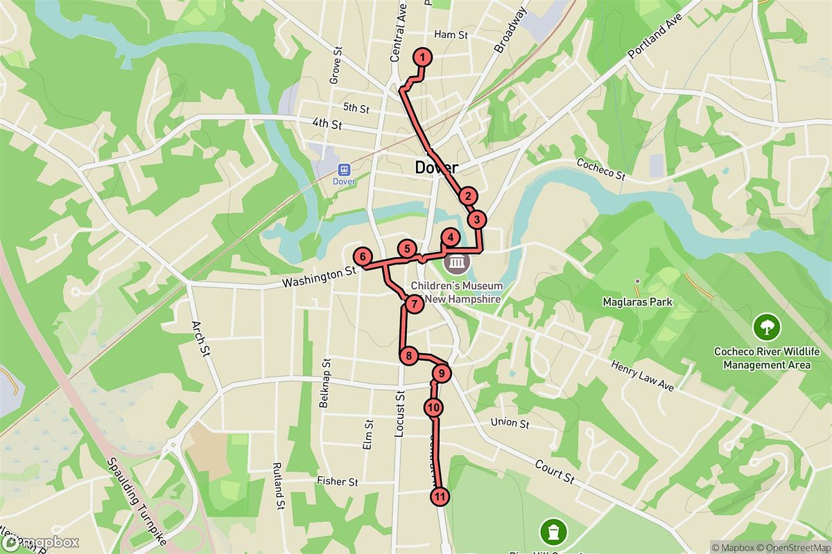 Dover Audio Tour: Millstones, Mansions & Meetinghouses Unveiled