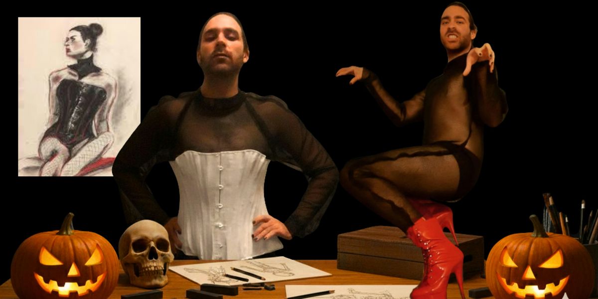 Halloween Drag Life Drawing