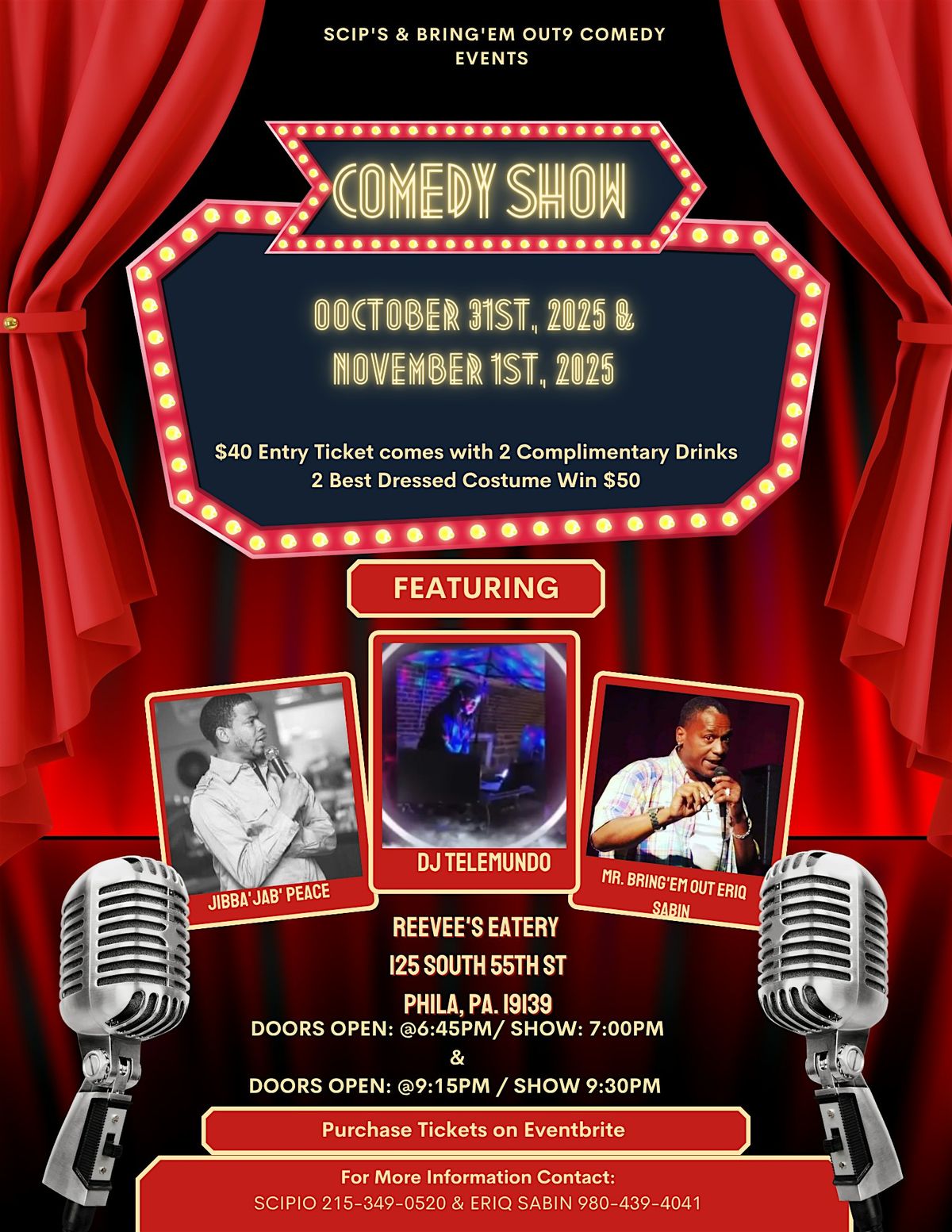 Sip and Bring'EM OUT Comedy Event