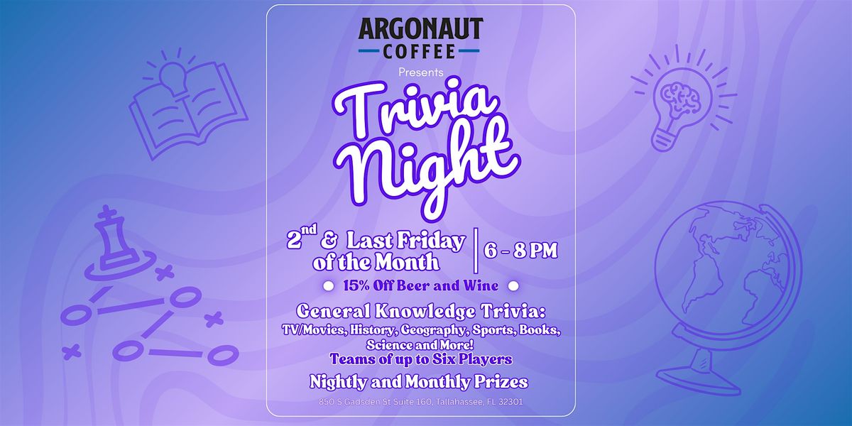 Argonaut Coffee's Trivia Night