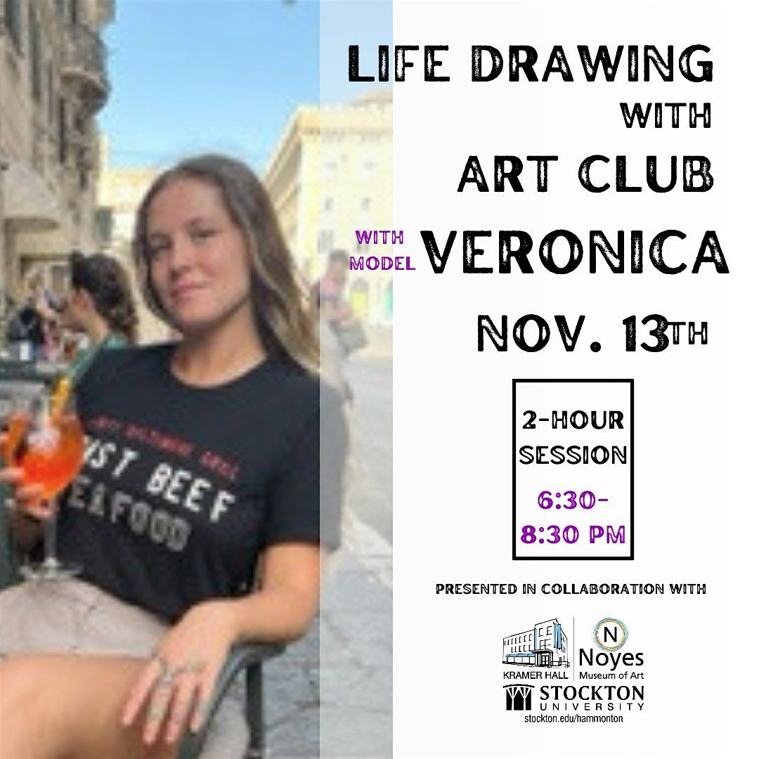 Life Drawing with Art Club - Veronica