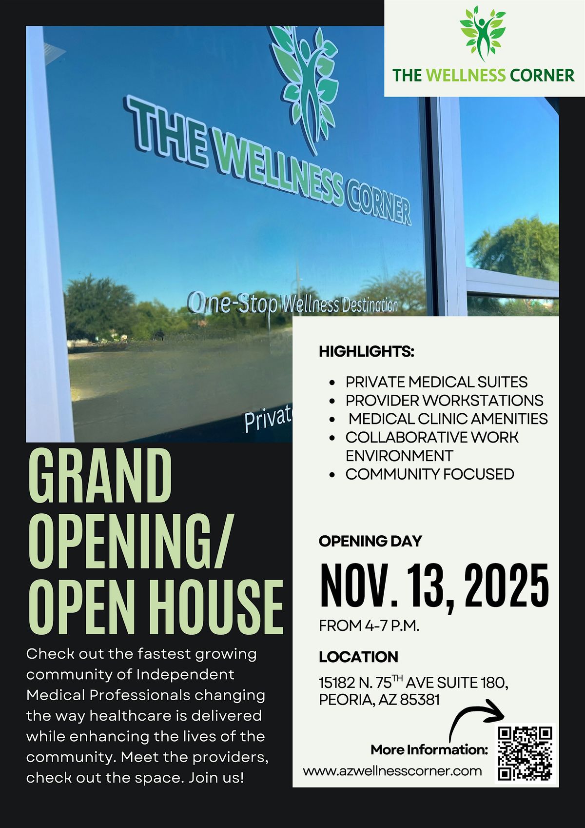 The Wellness Corner Grand Opening and Open House