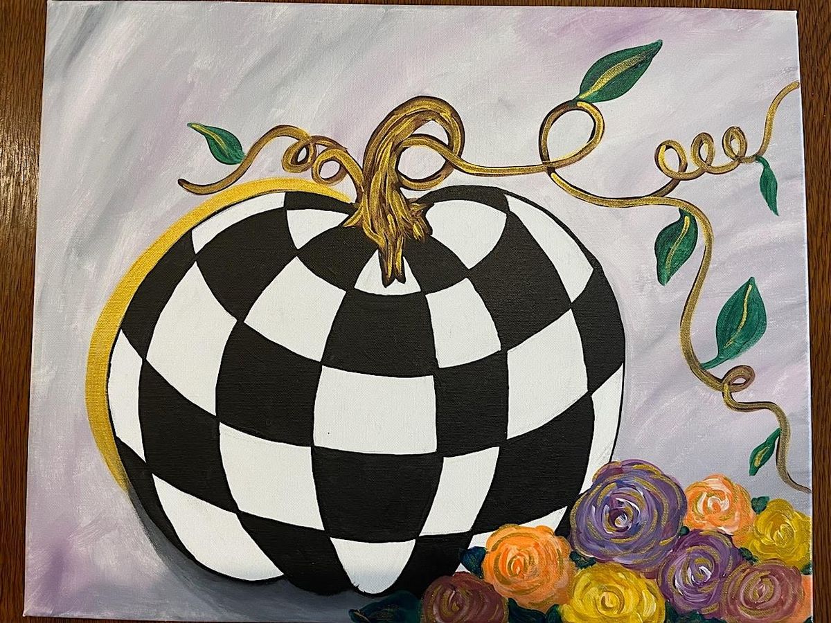 Pumpkin Painting Canvas Workshop