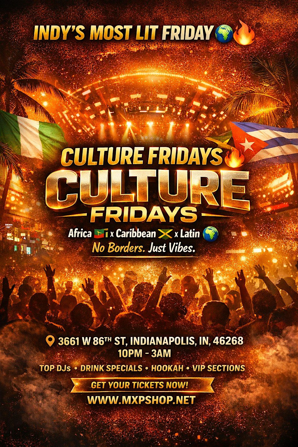 CULTURE FRIDAYS  ( Afobeats & Caribbean music ) every Friday at 86 bar