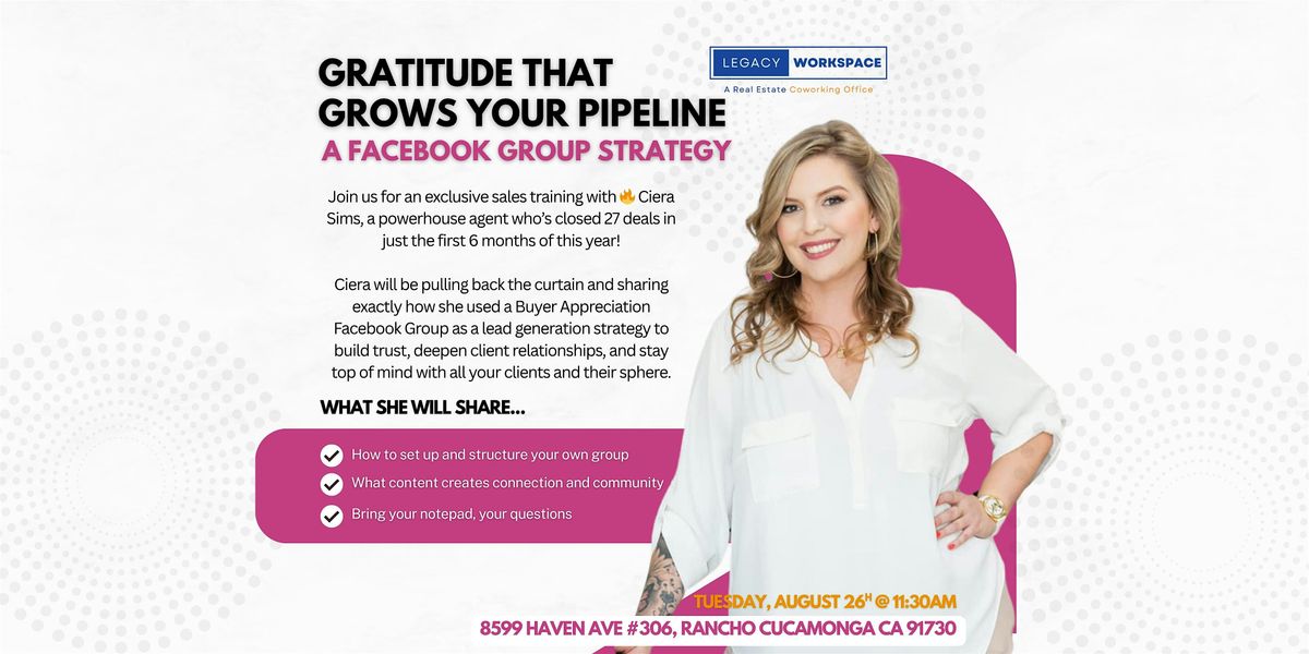 Gratitude That Grows Your - A Facebook Group Strategy & More