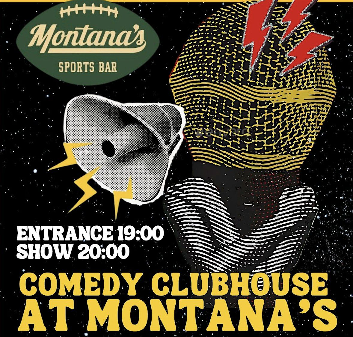 STAND-UP COMEDY: Comedy Clubhouse at Montanas featuring Benjamin Delahaye