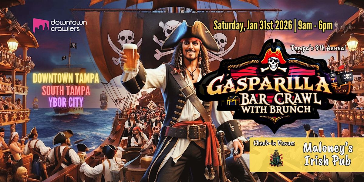 9th Annual Gasparilla Bar Crawl, Brunch & VIP Party - Tampa (Maloney's)