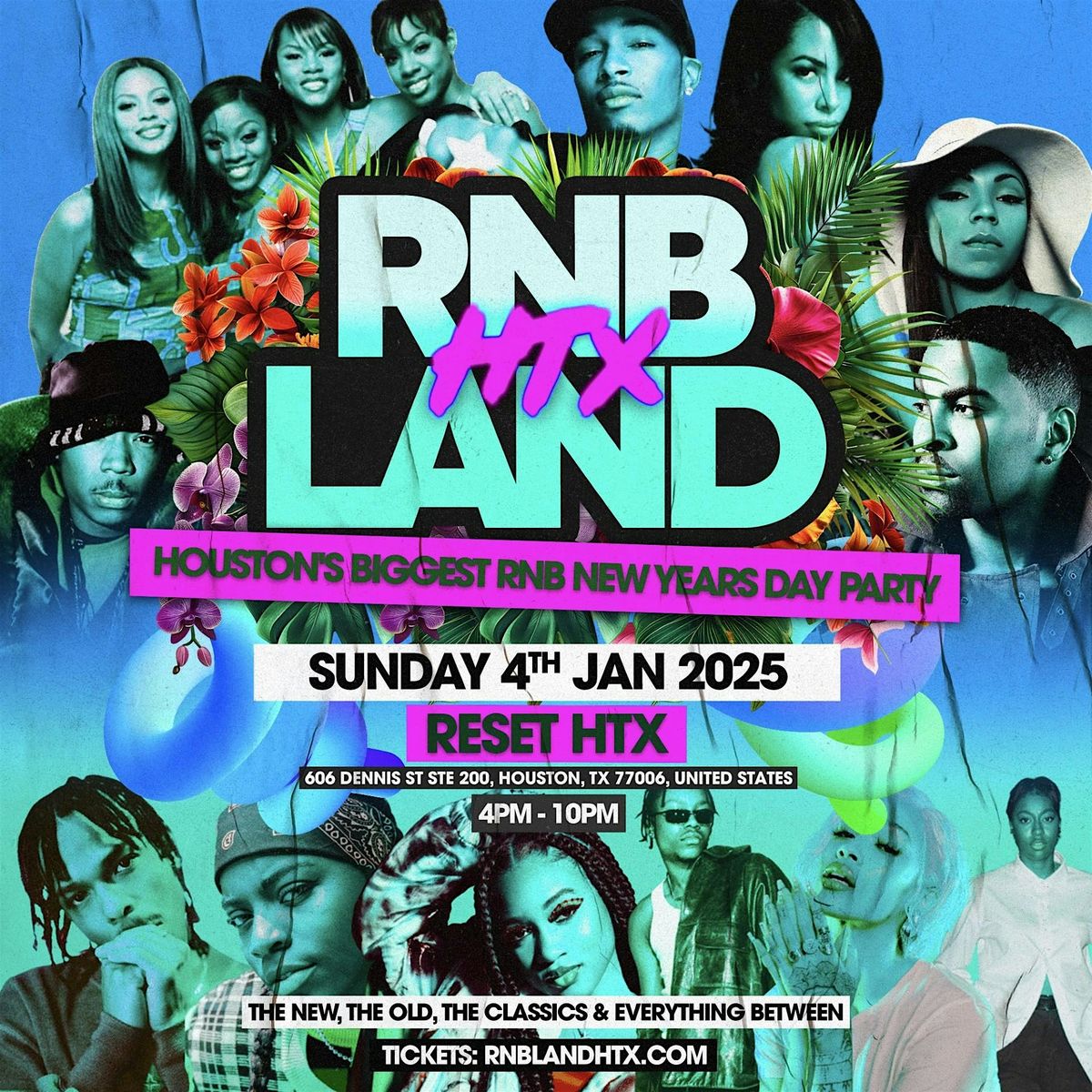 RNBLAND  - Houston's Biggest New Years RnB Day Party