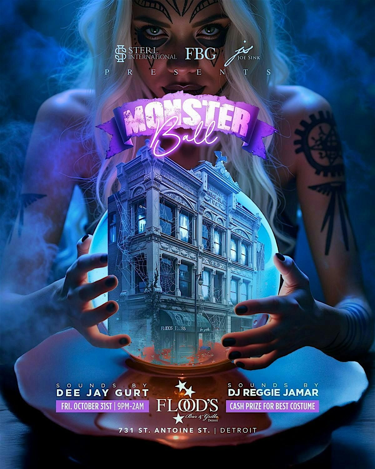 Monsters Ball Halloween Night At Floods Bar & Grille