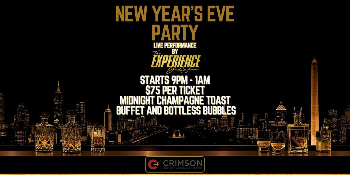 NEW YEARS EVE WHISKEY BAR PARTY PERFORMANCE BY THE EXPERIENCE BAND