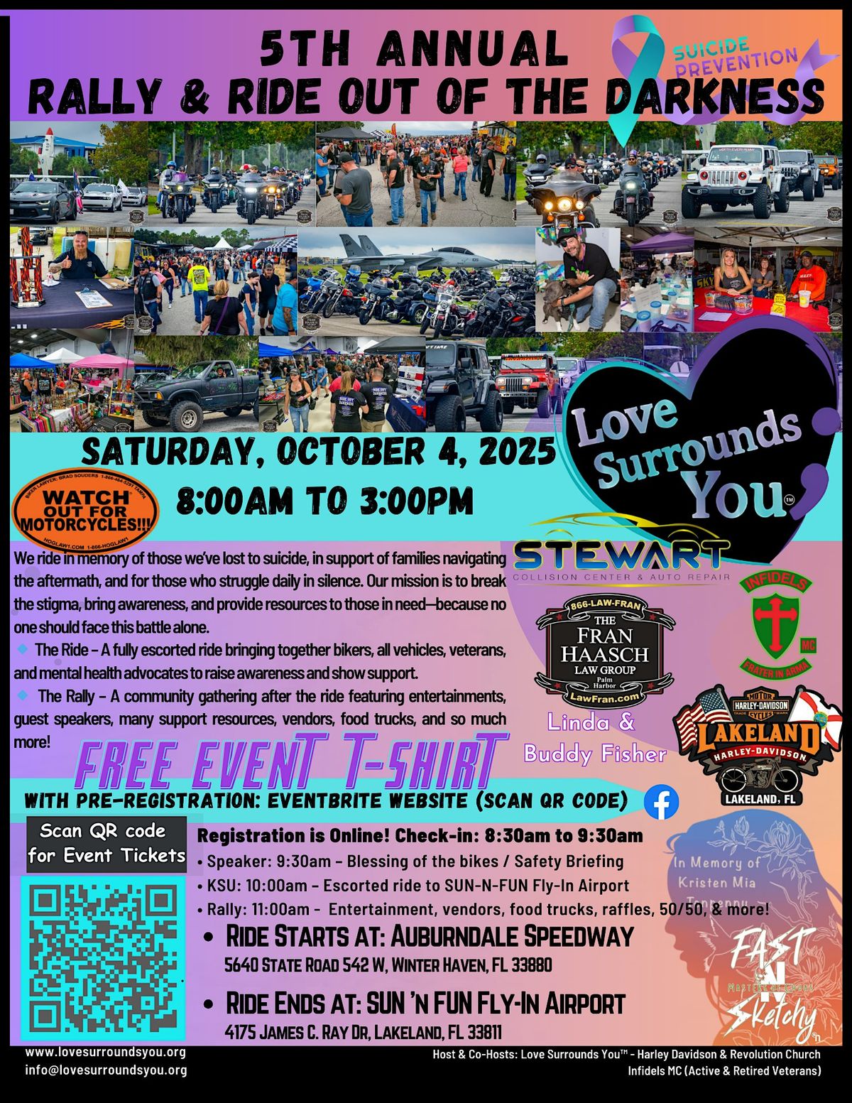 5th Annual Rally & Ride Out of the Darkness\u2122 | National Mental Health Ride