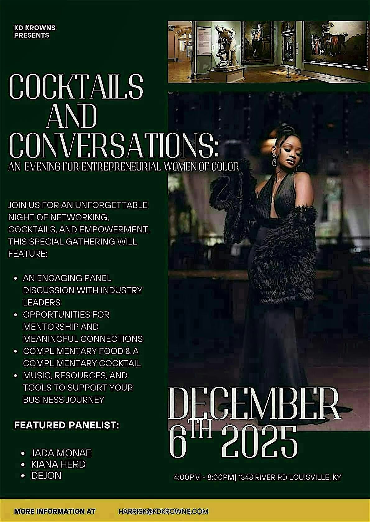 Cocktails  & Conversations