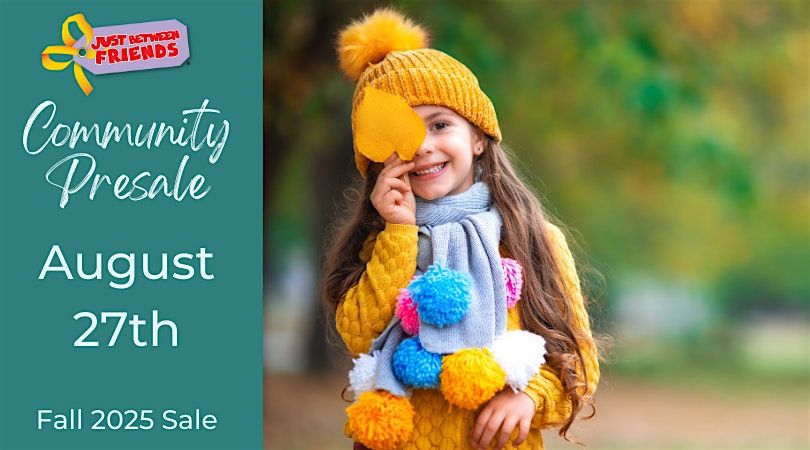 Community Presale | JBF OP Fall 2025 Sale