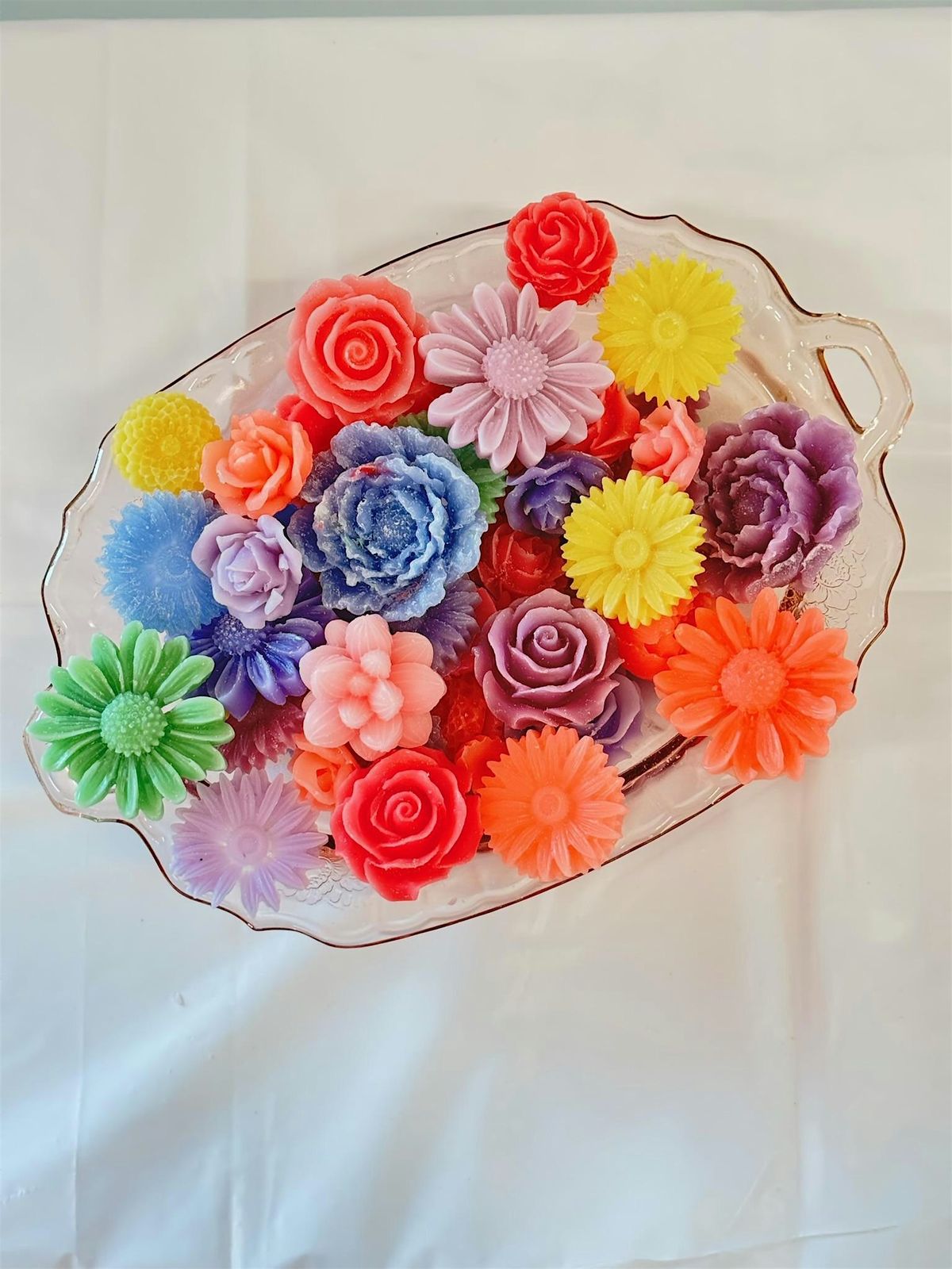 Candle Flower Bouquet Class at All My Exes