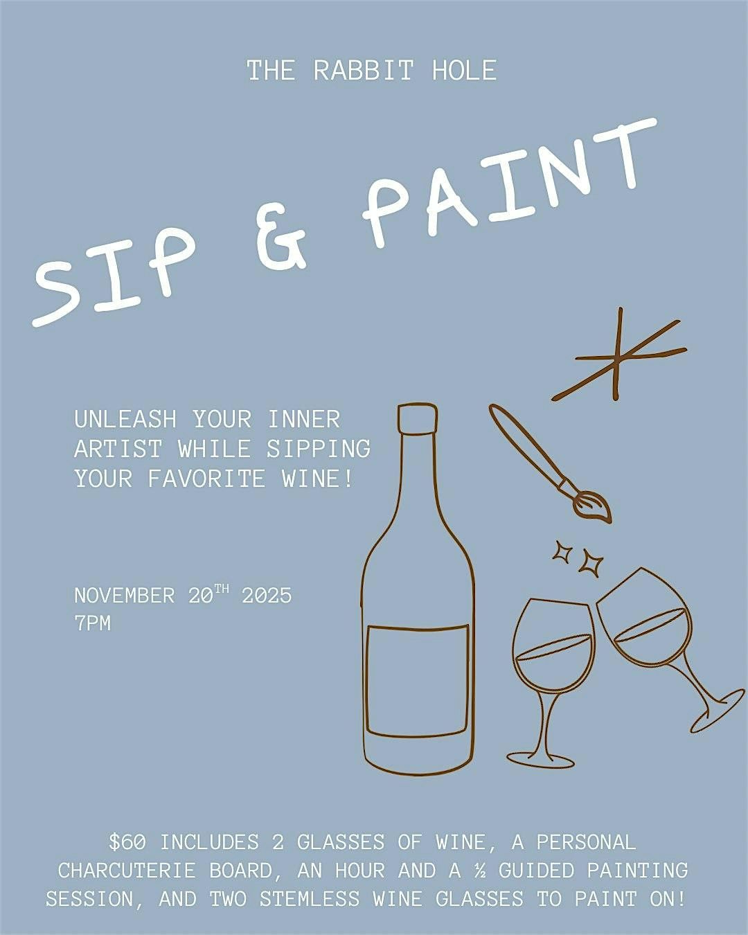 Sip and Paint at The Rabbit Hole