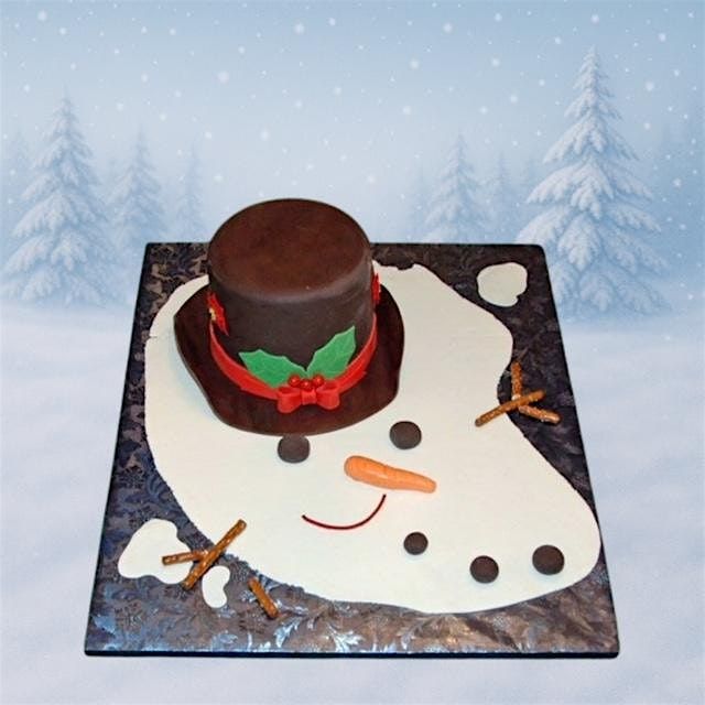 Melting Snowman Cake Decorating Class