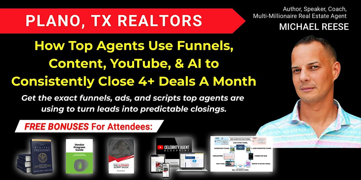 Learn How Top Agents Use Funnels, AI, & YouTube to Close 4+ Deals a Month