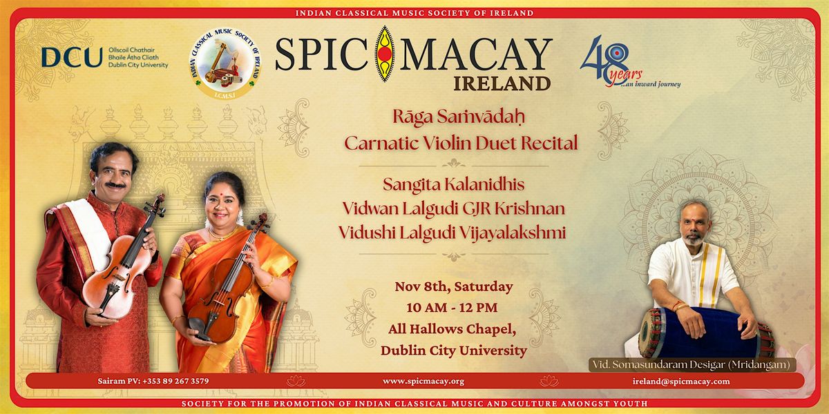 Carnatic Violin Recital by The Lalgudi Duo