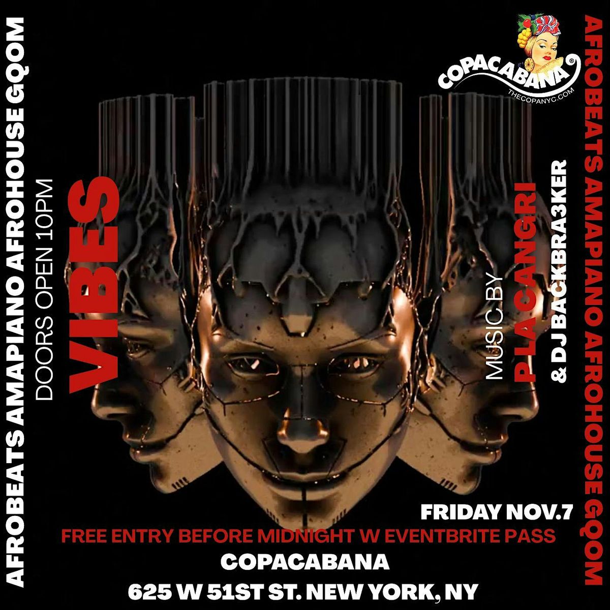 Afro Energy @ Copacabana NYC