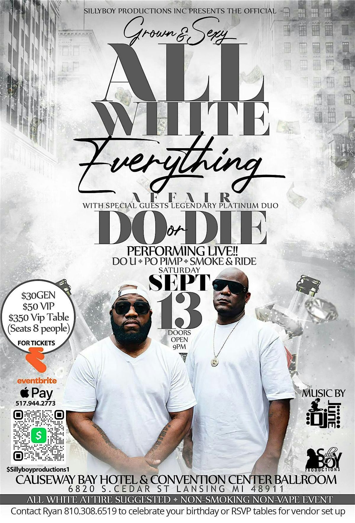 5TH ANNUAL ALL WHITE EVERYTHING AFFAIR W\/ SPECIAL GUEST DO OR DIE PERFORMIN