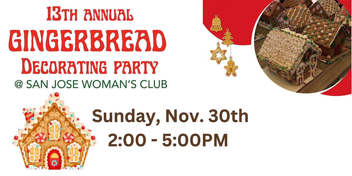 13th Annual Gingerbread House Decorating Party