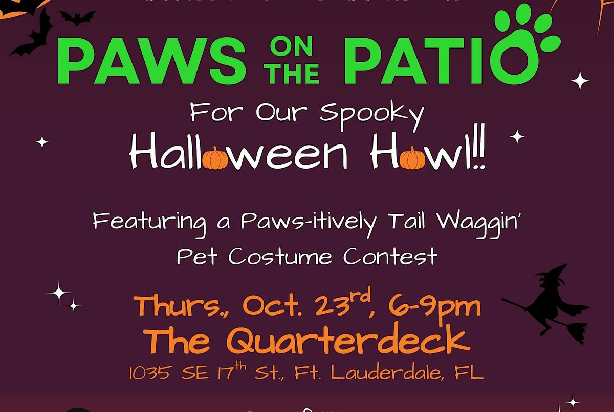 Paws-on-thePatio! \u201cHalloween-Howl!!\u201d