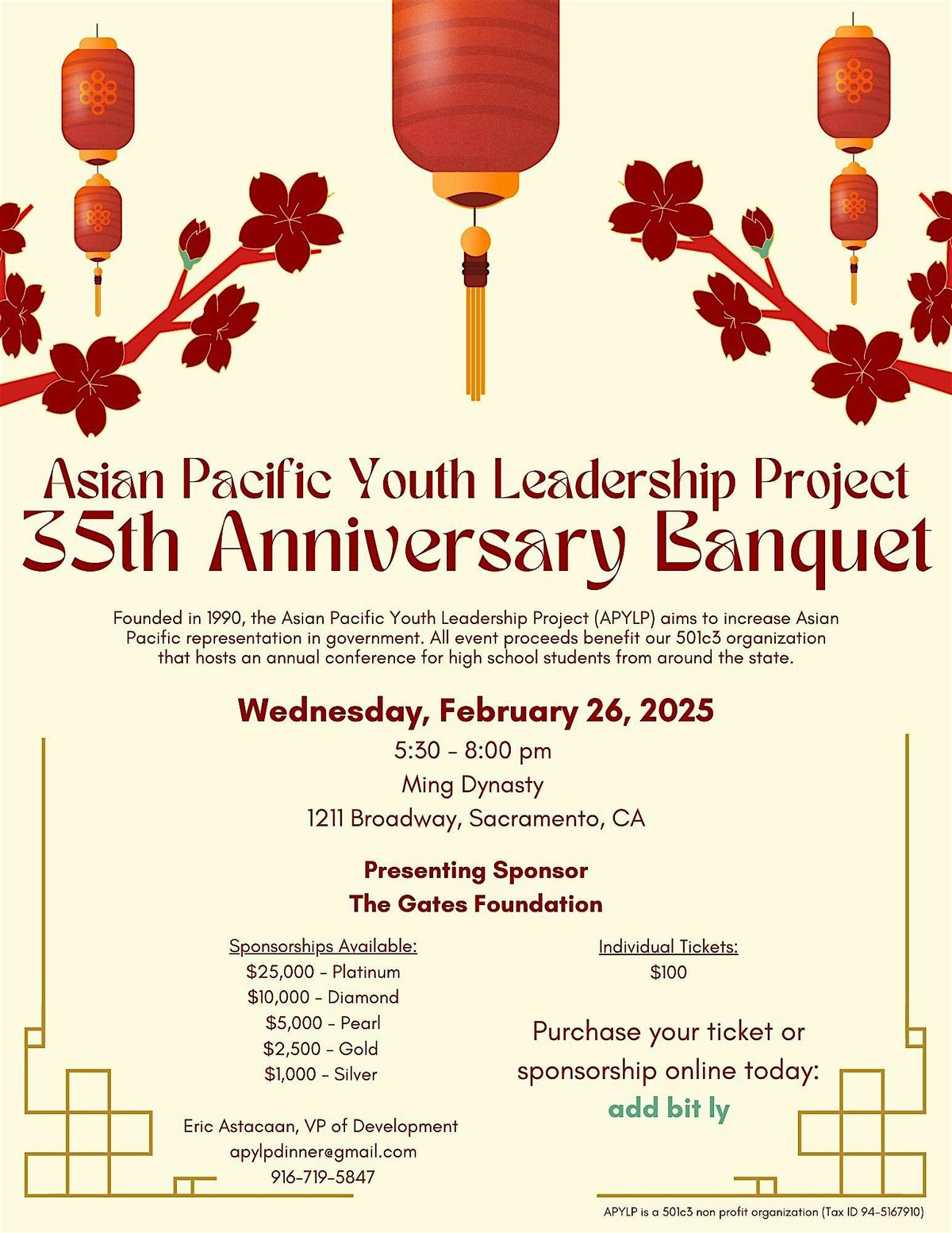Asian Pacific Youth Leadership Project: 35th Anniversary Banquet at ...