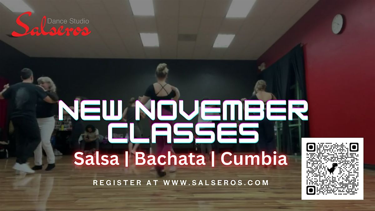 Salsa & Bachata Classes - November 2025