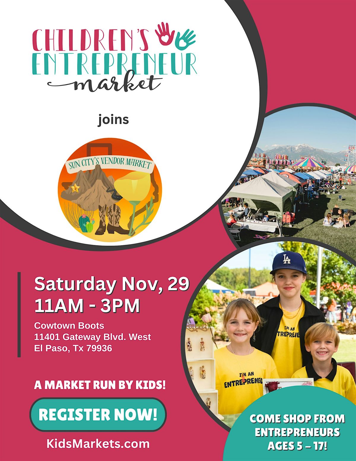 Childrens Entrepreneur Black Friday Market