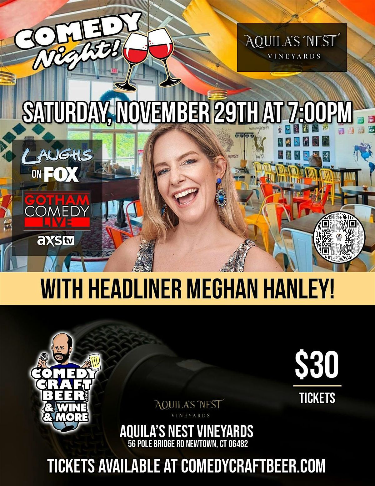 Comedy Night at Aquila's Nest Vineyard