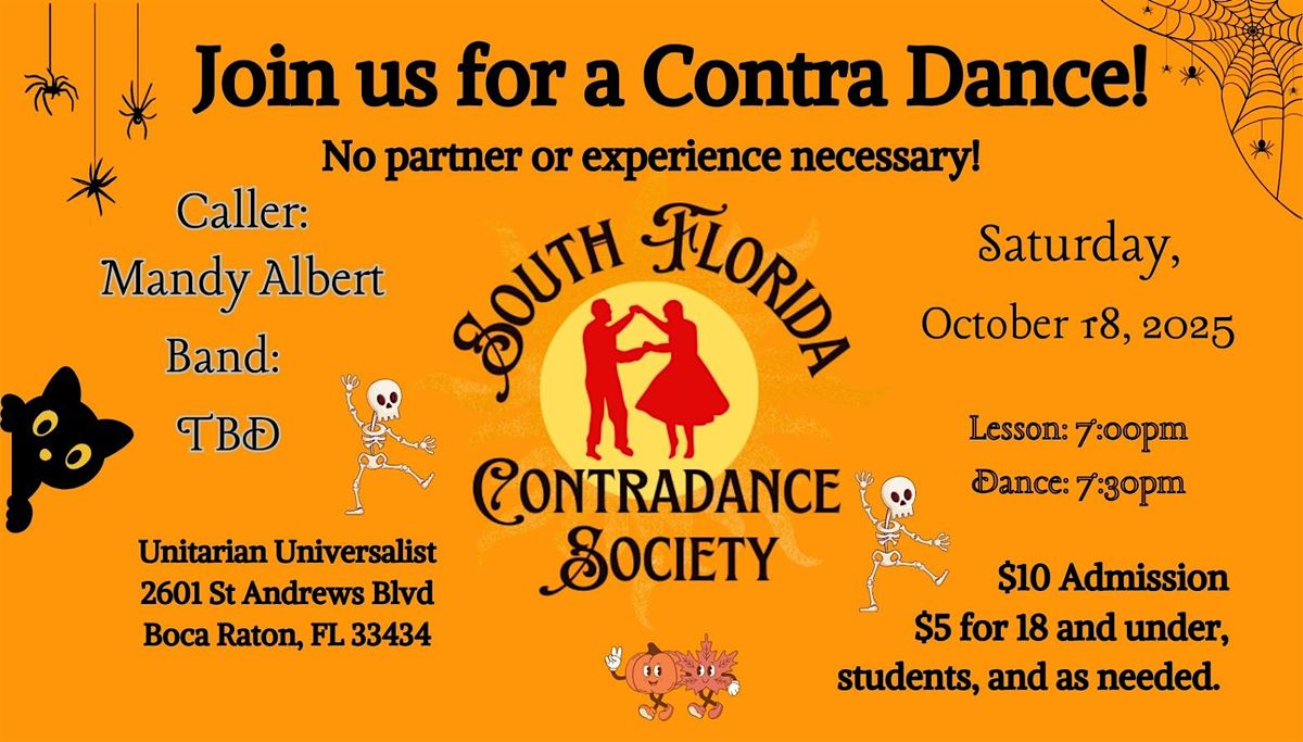 Folk Dance Frenzy: Contra and Live Music Extravaganza