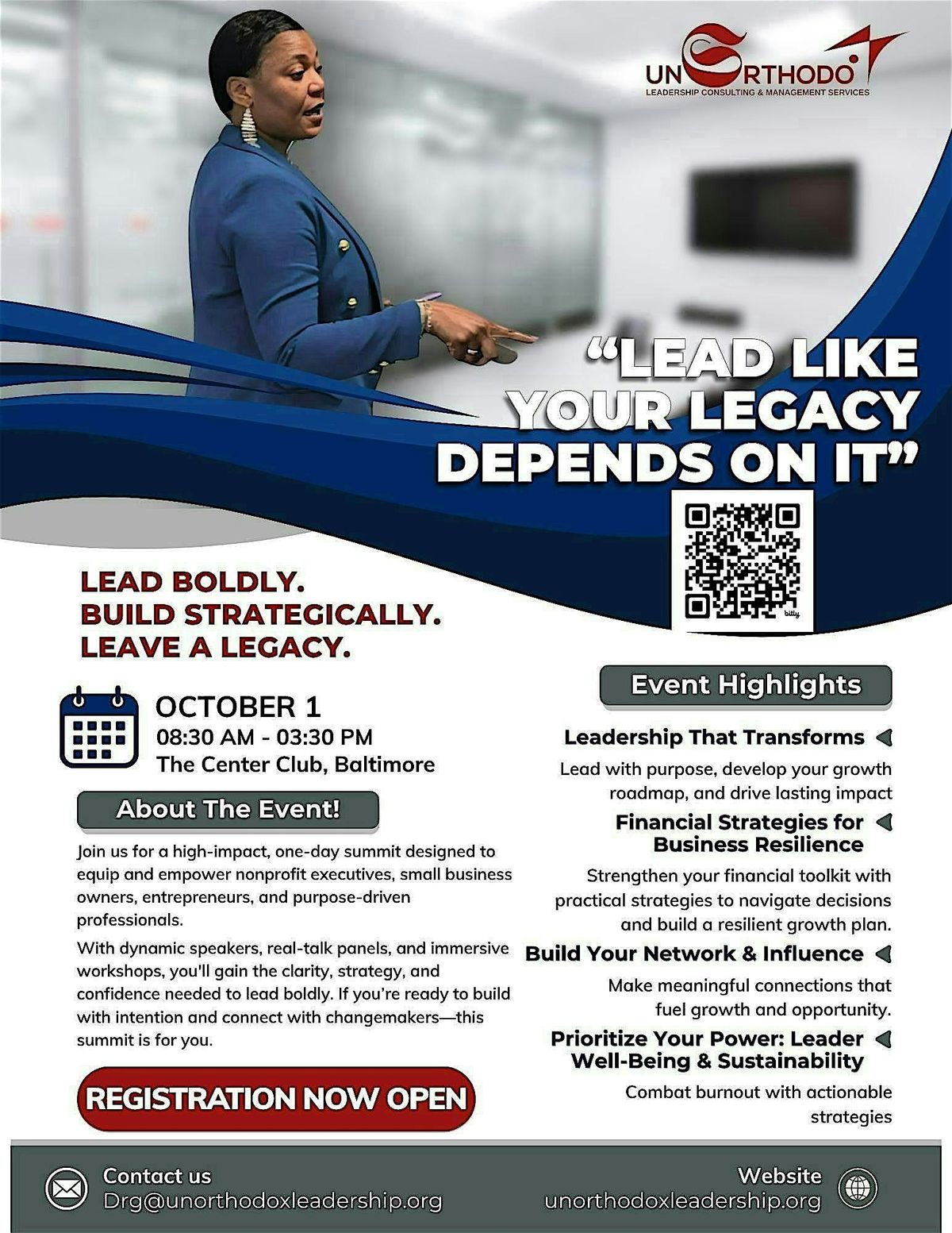 "Lead Like Your Legacy Depends On It"