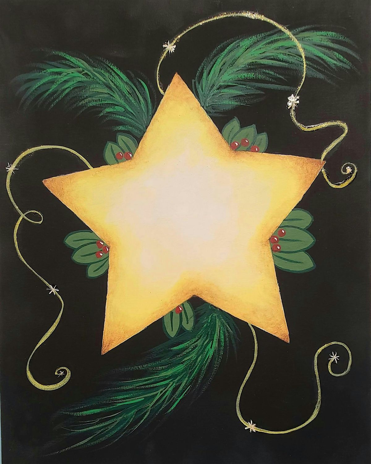 Paint! Sip!! Enjoy!!! Holiday Themed Painting Event with Peggy McCarthy