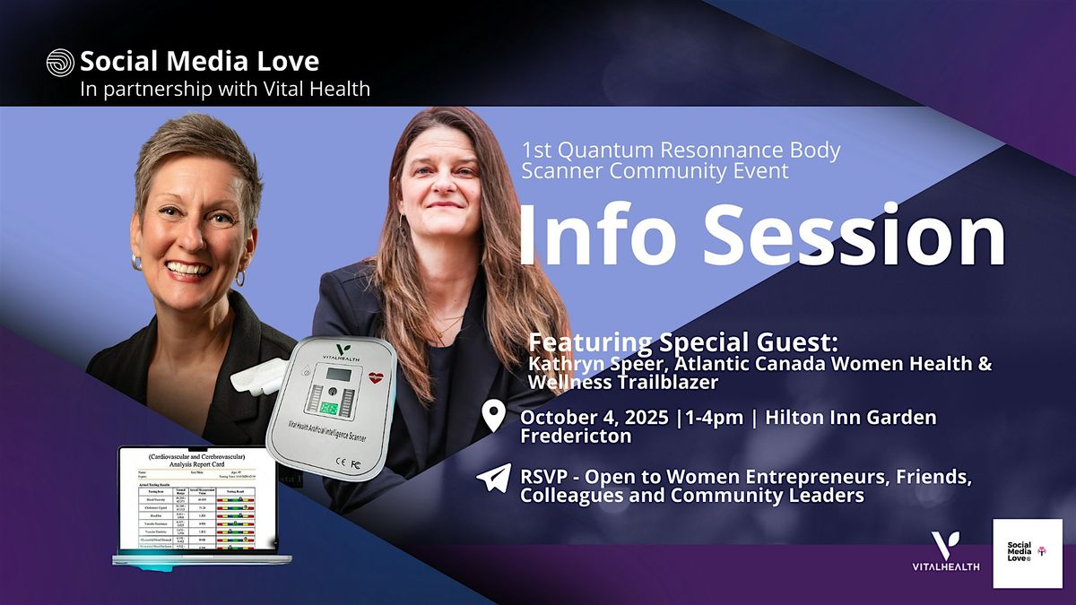 Vital Health Scanner Event: Align Your Body, Business & Energy