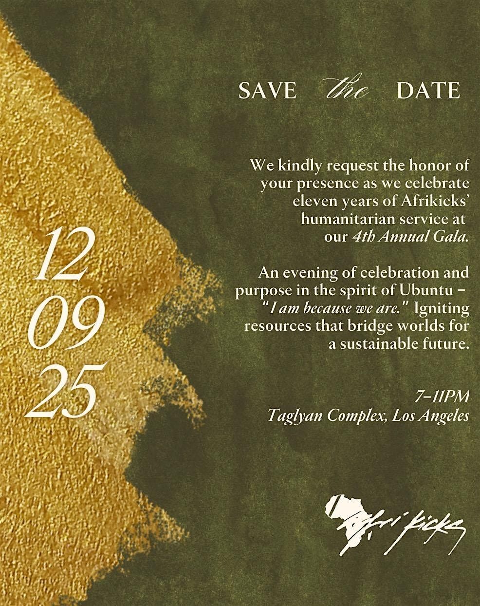 Afrikicks 4th Annual Gala