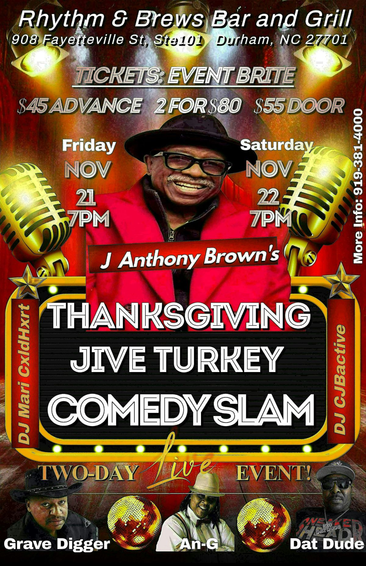 J. Anthony Brown's Thanksgiving Jive Turkey Comedy Slam