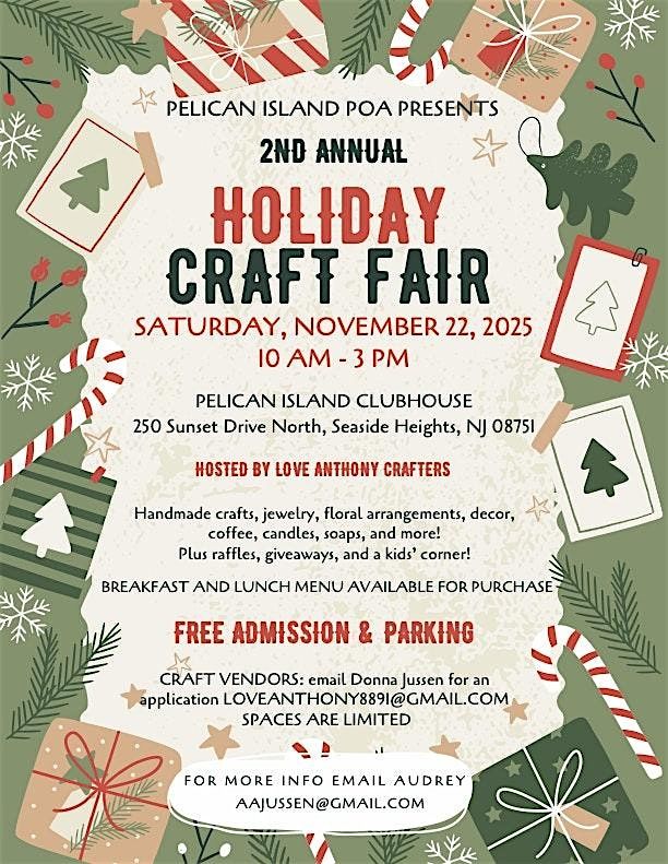 2025 Pelican Island Holiday Craft Fair