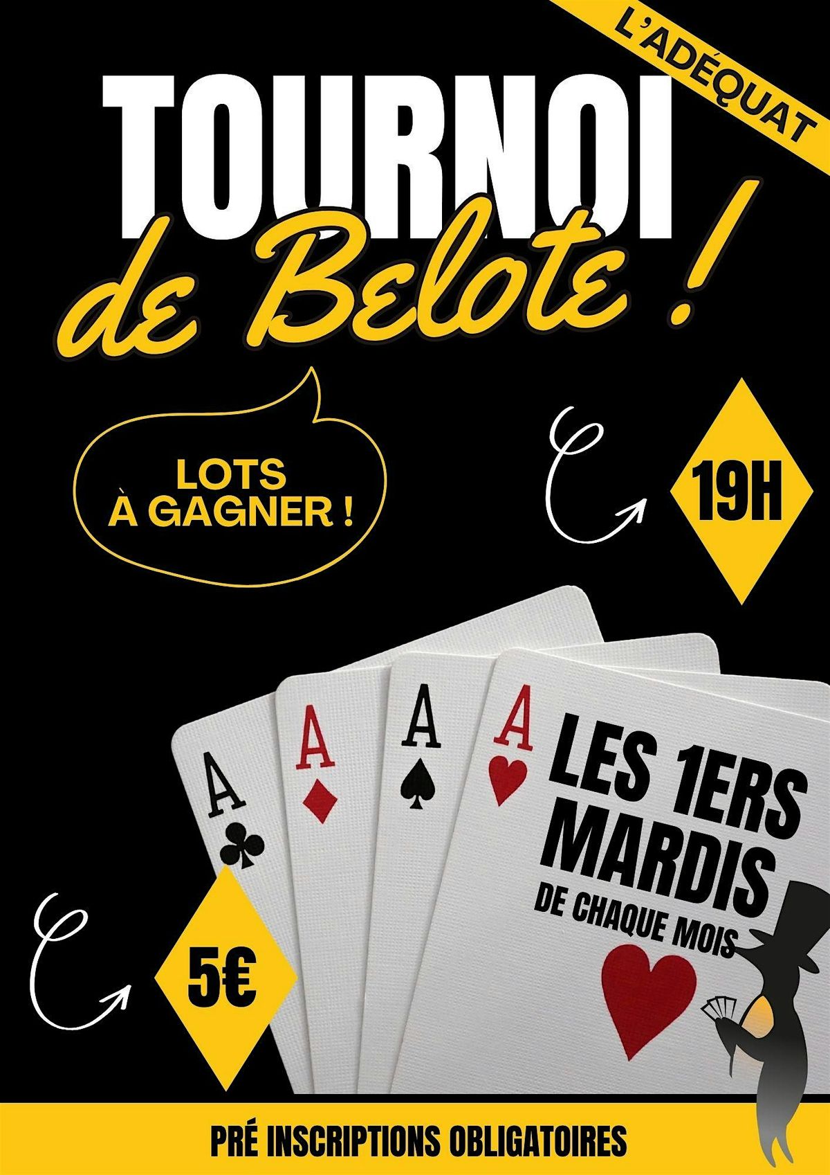 Tournoi de Belote !