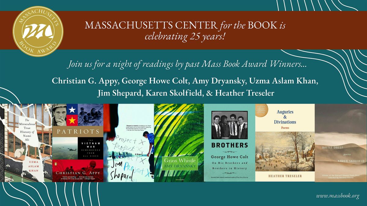 A Night of Readings Celebrating 25 Years of the Massachusetts Book Awards