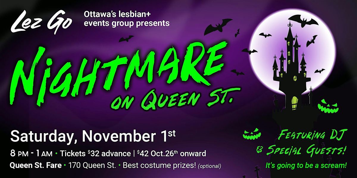 Lez Go presents Nightmare on Queen Street 2025