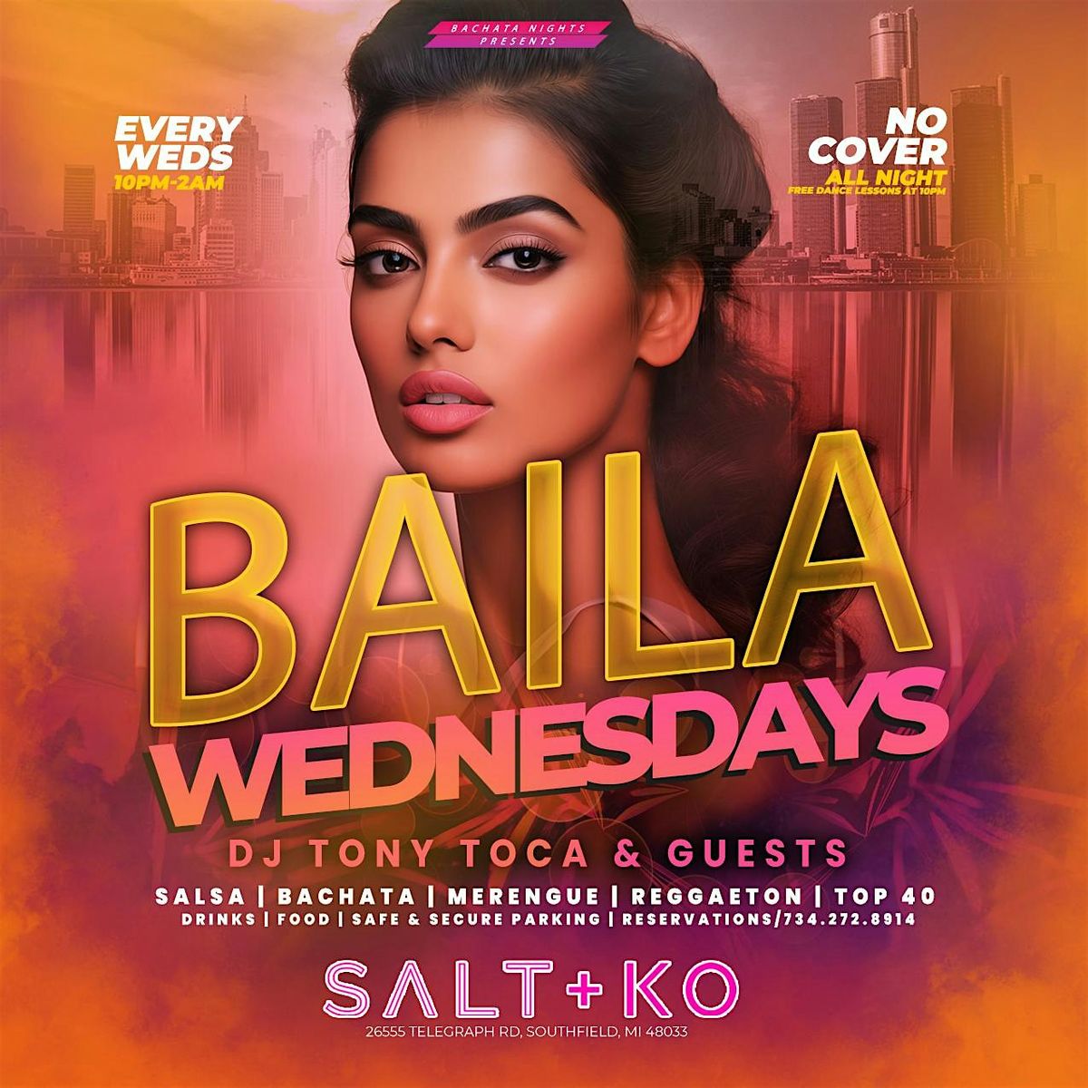 Baila Weds at Salt & Ko - Every Wednesday
