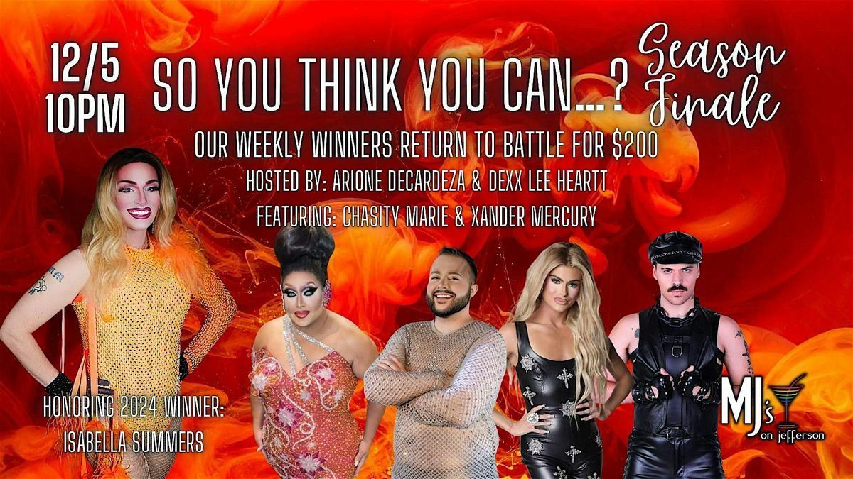 So You Think You Can ? Season Finale
