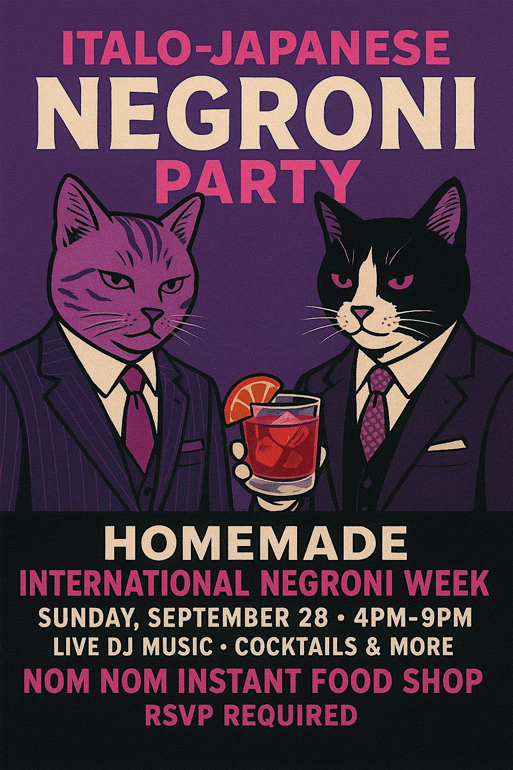 Nom Nom Italo-Japanese Negroni Party